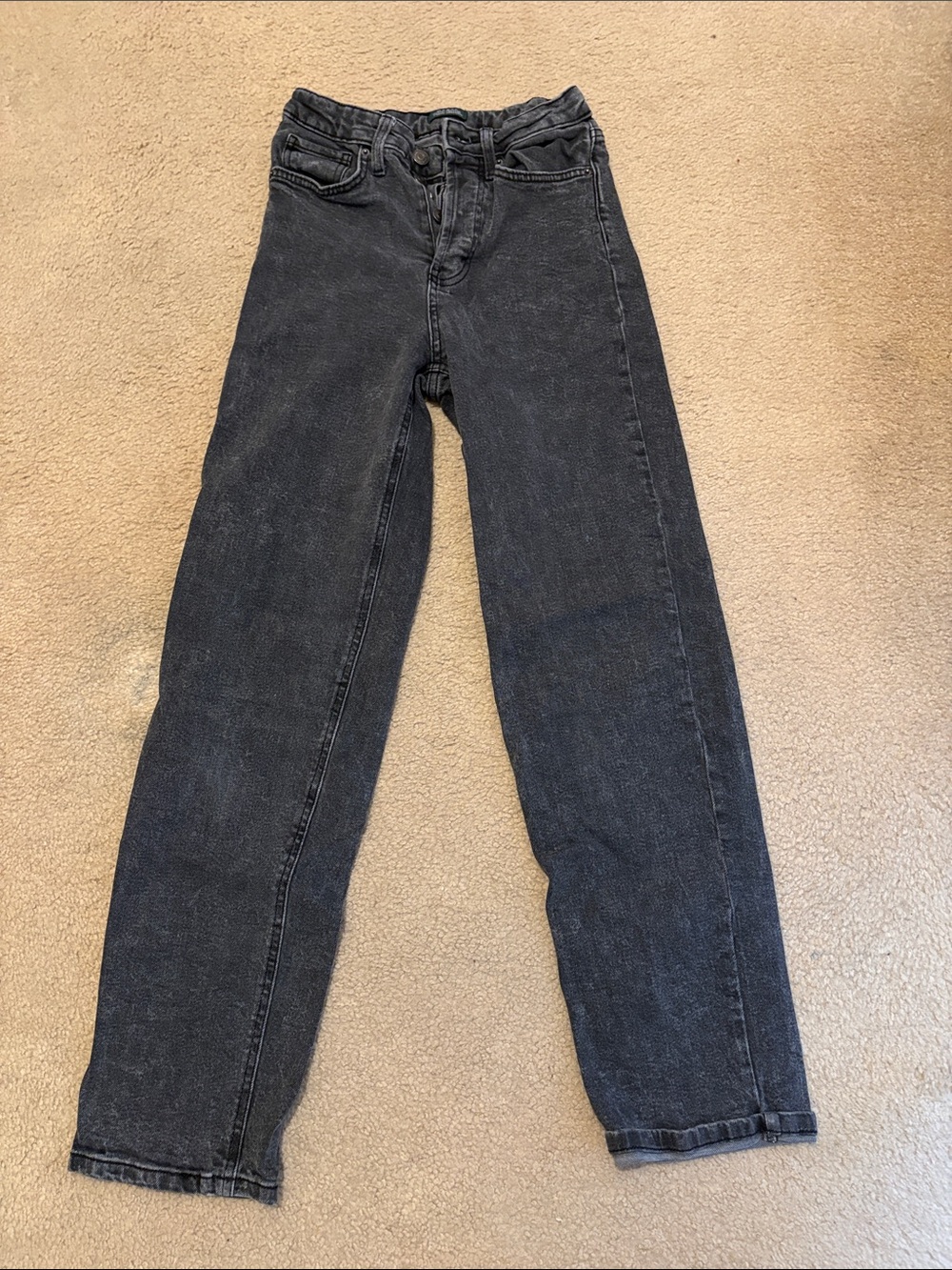 wild fable Vintage-Inspired Straight Leg Black Jeans